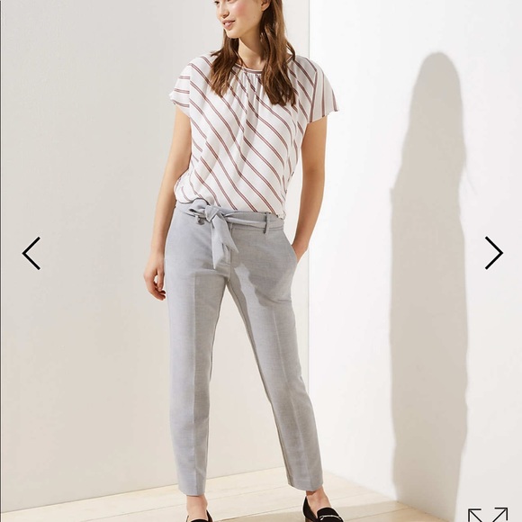 slim tie waist pencil pants in marisa fit